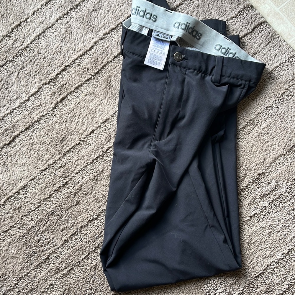 Adidas men’s black golf pants 30x32.